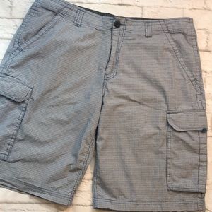 Pronto Uomo Blue plaid shorts EUC SIZE 40